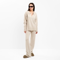 Костюм женский (джемпер и брюки) MIST р. 48-50, бежевый Костюм женский (джемпер и брюки) MIST р. 48-50, бежевый