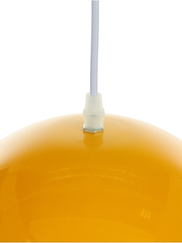 Светильник Lina 1х40Вт Е27 лимонный  26х26х32см