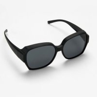 Очки солнечные поляризационные, uv 380, ширина 15.3 см, черные