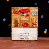 Пакет ламинированный &laquo;Новогодний пазл&raquo; 11.5&times;14.5&times;6 см