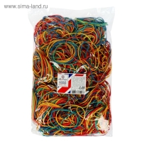 Банковская резинка 1000 г, Attomex, диаметр 60 мм, МИКС