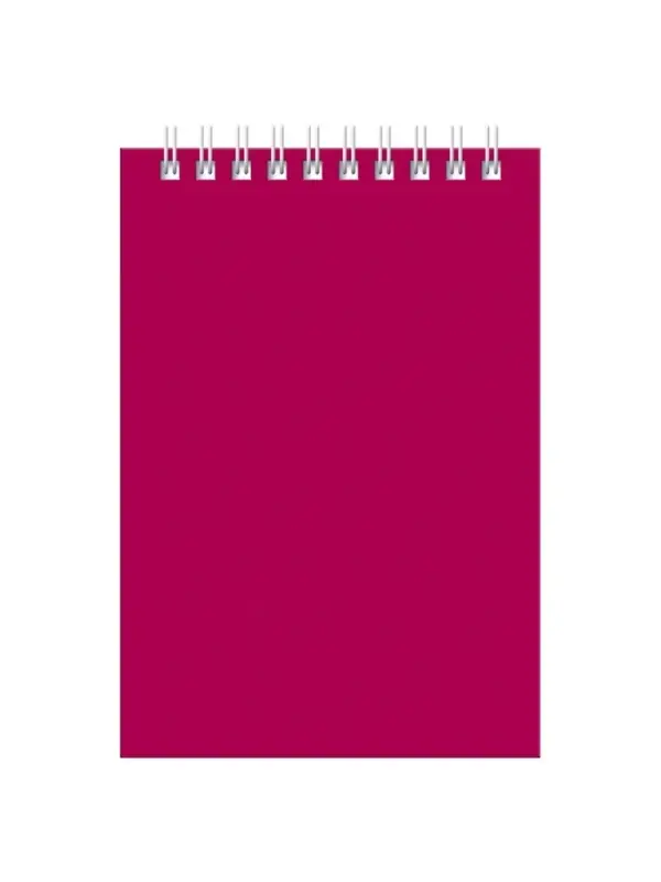 Блокнот А6 60 листов, в клетку, на гребне &laquo;Для конференций&raquo;, Бордо