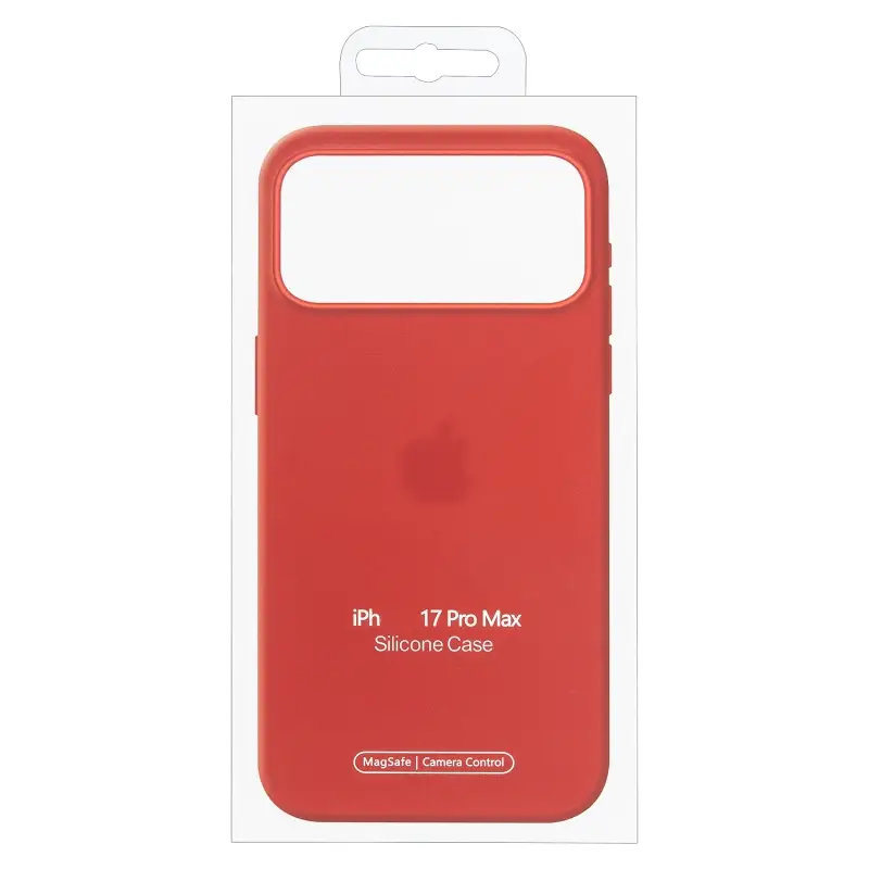 Чехол iPh 17 Pro Max Silicon Case 100% ORG (MagSafe + анимация NFC Clear) c LOGO Terra Cotta