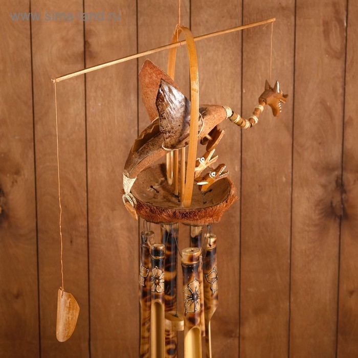 Музыка ветра "Дракоши" бамбук 40х15х100 см