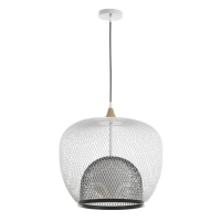 Светильник BayerLux "Маура" Е27 40Вт бело-черный 40х40х32-132см Светильник BayerLux "Маура" Е27 40Вт бело-черный 40х40х32-132см