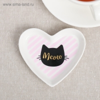 Подставка под чайный пакетик «Кот» Подставка под чайный пакетик «Кот»