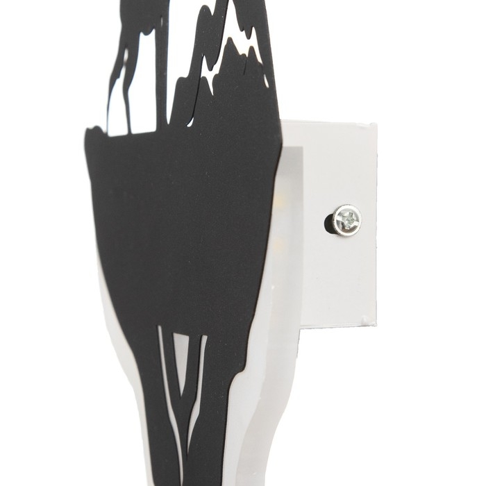 Бра "Олень и гора" LED 11Вт 4000К черный 20х29х5 см