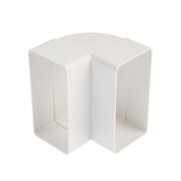 Отвод ZEIN, плоский, вертикальный, вентиляционный, 60 х 120 мм