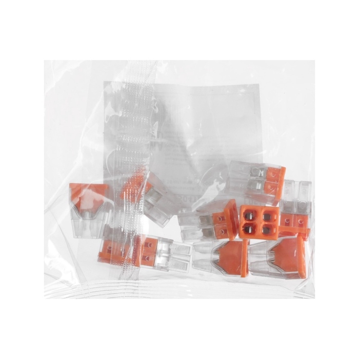 Клемма строительно-монтажная, 2,5 мм2, K-003, 424 4-проводная, набор 10 шт Клемма строительно-монтажная, 2,5 мм2, K-003, 424 4-проводная, набор 10 шт