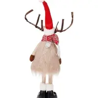 Фигура текстиль &laquo;Новогодний лосик&raquo; 58 см, 10 LED, от батареек CR2032&times;1, свечение тёплое белое