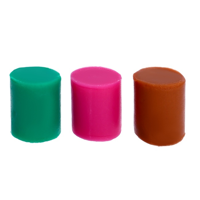 Набор для игры с мягким пластилином &laquo;Зверятки&raquo;, 3 баночки с массой для лепки, 5 предметов