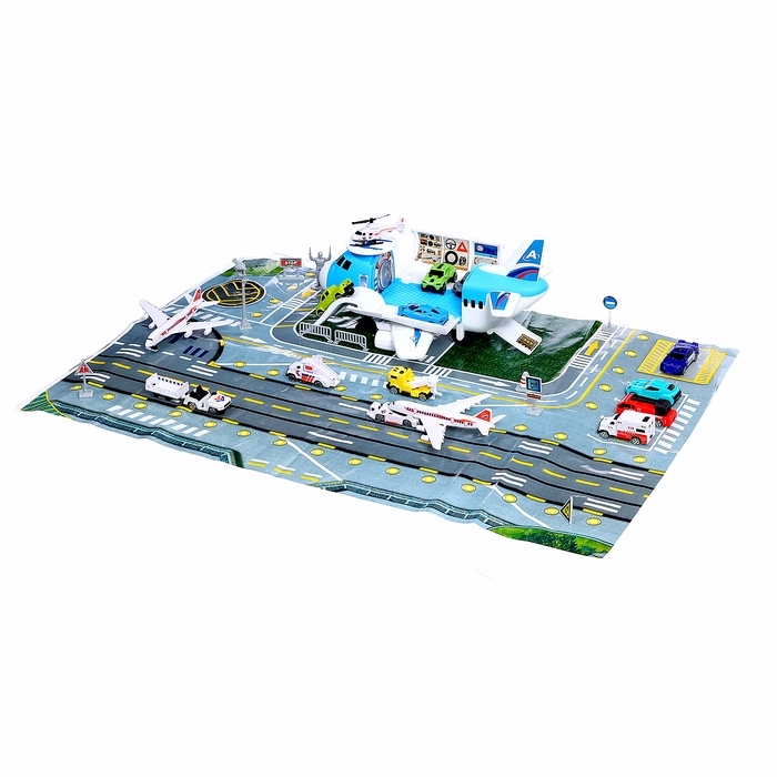 Парковка детская &laquo;Аэропорт&raquo;, подвижные элементы, с аксессуарами