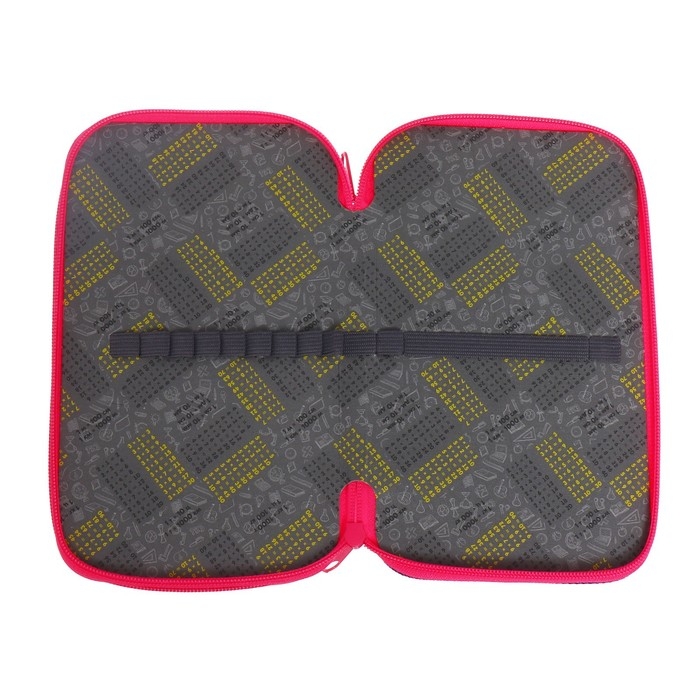 Пенал 2 секции, 125 х 205 х 40 мм, Calligrata 30П26/2 "Котенок", ламинированный картон