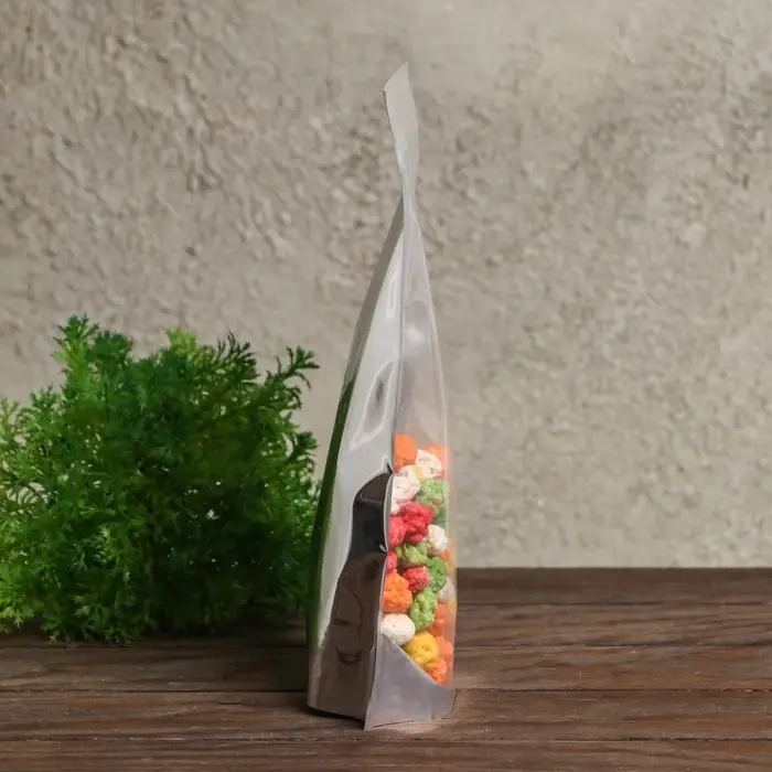 Пакет Zip-lock ПП, метализзированный, со сплошным окном, 18&times;26 см