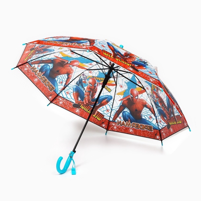 Зонт десткий, Человек-паук, 8 спиц d=87см Зонт десткий, Человек-паук, 8 спиц d=87см