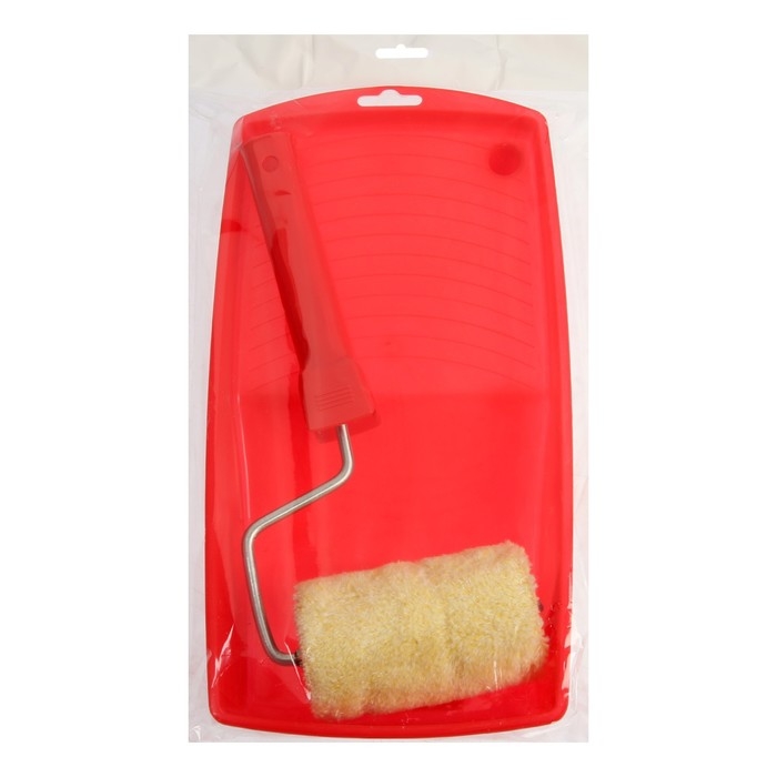 Набор малярный ЛОМ, валик полиакрил, 100 мм, ванночка 150 х 290 мм Набор малярный ЛОМ, валик полиакрил, 100 мм, ванночка 150 х 290 мм