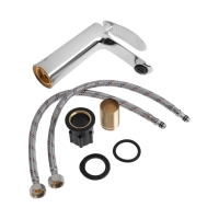 Смеситель для раковины ZEIN Z3776, однорычажный, высота излива 15 см, хром Смеситель для раковины ZEIN Z3776, однорычажный, высота излива 15 см, хром