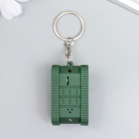 Фонарик свет, звук "Танк" 2,8х5,1х2,9 см