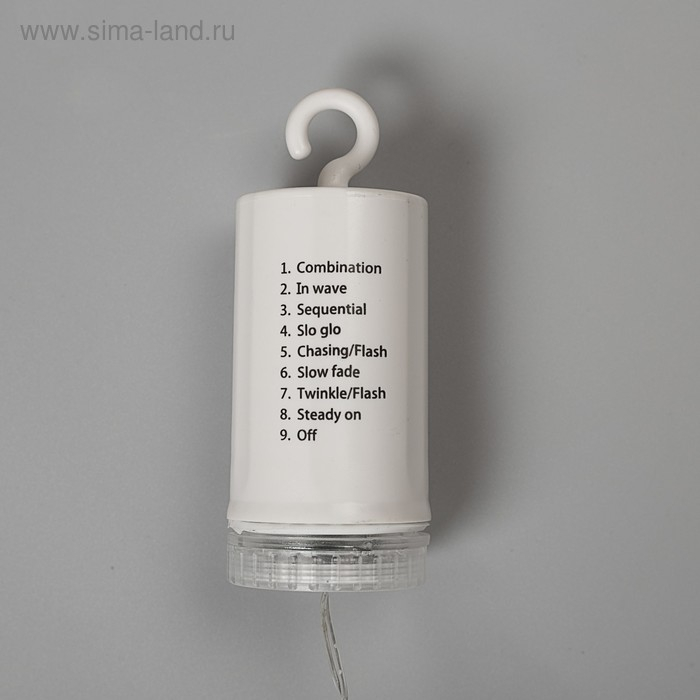 Светодиодная фигура &laquo;Салют&raquo; 20 см, роса, батарейки ААх4 (не в комплекте), 8 режимов, свечение мульти