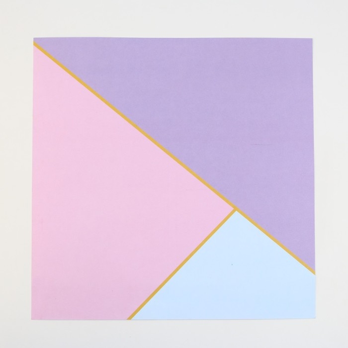 Набор бумаги для скрапбукинга &laquo;Яркая геометрия&raquo;, 12 листов, 30.5 х 30.5 см, 180 г/м&sup2;