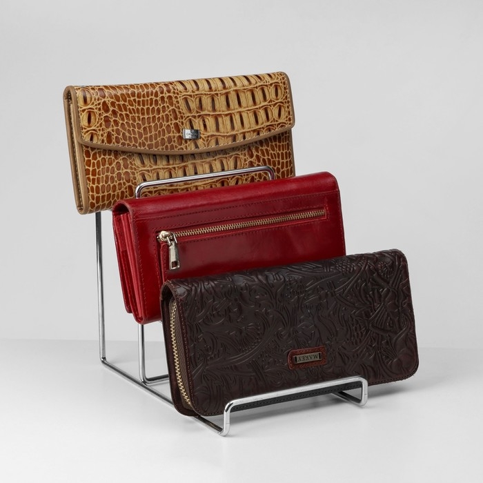 Подставка &laquo;Горка&raquo; универсальная 3 яруса, металл, 12,5&times;20&times;22 см, хром