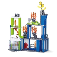 Конструктор Пожарный &laquo;Автономный разведчик&raquo;, 130 деталей