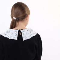 Джемпер школьный для девочки, цвет черный, рост 122 см