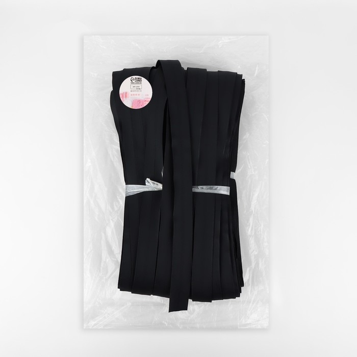 Молния рулонная &laquo;Спираль&raquo;, №7, водонепроницаемая, 50 м, цвет чёрный