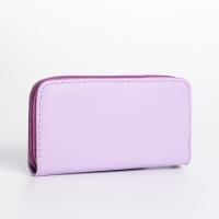 Кошелёк женский на молнии, цвет сиреневый Кошелёк женский на молнии, цвет сиреневый