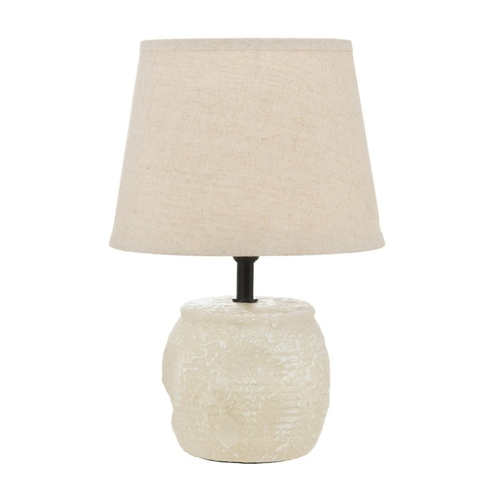 Настольная лампа "Леонила" Е14 40Вт серый 20х20х30см RISALUX