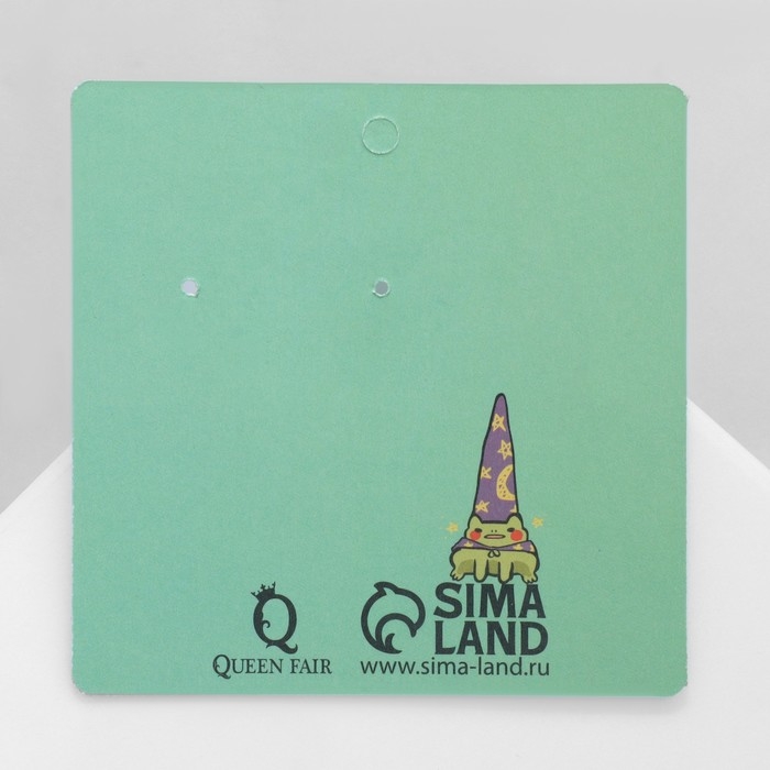 Серьги акрил &laquo;Удостоверение клоуна&raquo;, цвет красно-жёлтый