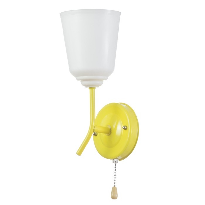 Бра Бра "Онлайн" (цил.) 1х15Вт Е27 МОДЕЛЬ:BR 02078 желтый 10,5х15х27см