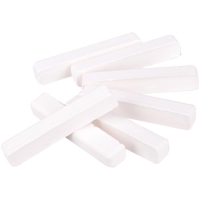 Мелки белые Calligrata, в наборе 100 штук, квадратные Мелки белые Calligrata, в наборе 100 штук, квадратные