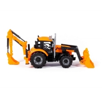 Экскаватор-погрузчик &laquo;Прогресс&raquo; инерционный, цвет оранжевый