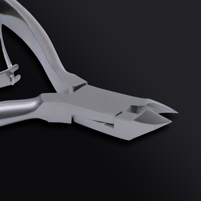 Кусачки маникюрные для кутикулы &laquo;Premium&raquo;, двойная пружина, 11,5 см, длина лезвия - 8 мм, цвет серебристый