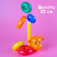 Пирамидка 5 колец «Жирафик» Пирамидка 5 колец «Жирафик»