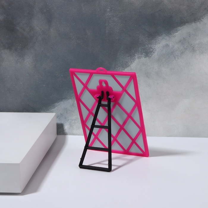 Зеркало настольное - подвесное, зеркальная поверхность 9,2 × 13 см, цвет МИКС Зеркало настольное - подвесное, зеркальная поверхность 9,2 × 13 см, цвет МИКС