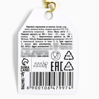 Леденец на палочке, в форме змеи &laquo;Для тебя в новый год&raquo;, 35 г