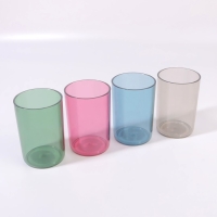 Органайзер - подставка для хранения маникюрных/косметических принадлежностей &laquo;Яркость&raquo;, круглая, d = 6,5 &times; 9,5 см, цвет МИКС