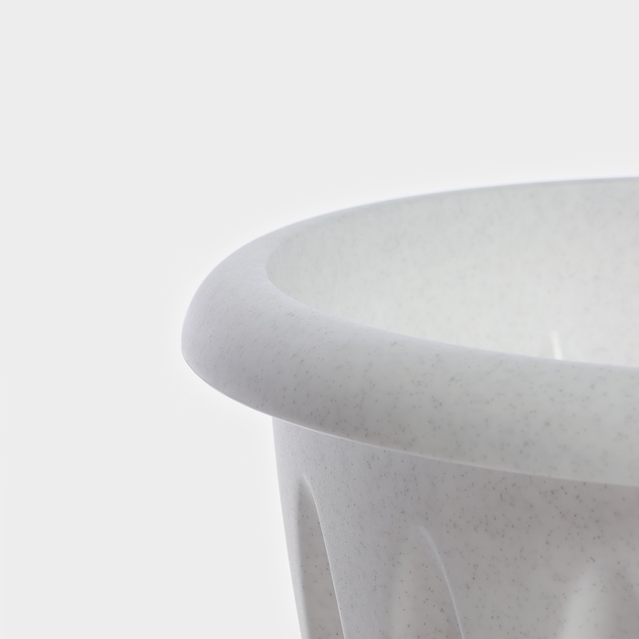 Горшок с поддоном &laquo;Фелиция&raquo;, 3,6 л, цвет мраморный