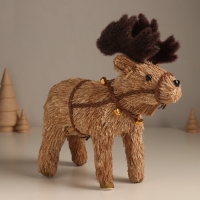 Декор "Лось в упряжке" 23х9х22,5 см Декор "Лось в упряжке" 23х9х22,5 см