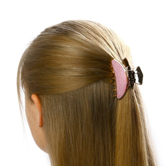 Краб для волос новогодний &laquo;Мечтай в Новом году!&raquo;, на Новый год, 4 х 6,4 см