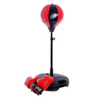 Набор для бокса &laquo;Нокдаун&raquo;, напольная груша, перчатки, 81-120 см