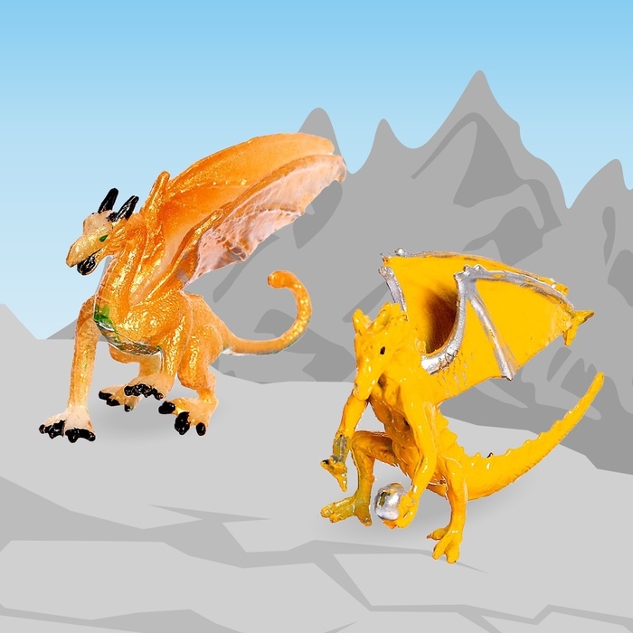 Набор фигурок &laquo;Драконы&raquo;, 6 штук, длина фигурки 5 см