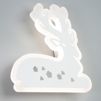 Бра "Олень" LED 10Вт 4000K белый 34х4,5х22 см Бра "Олень" LED 10Вт 4000K белый 34х4,5х22 см