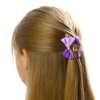 Краб для волос с текстильным декором новогодний &laquo;Все мечты исполнятся&raquo;, на Новый год, 6 х 38 х 32 см