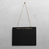 Ценник для надписей меловым маркером, 20&times;15 см, цвет чёрный