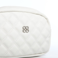 Сумка кросс-боди на молнии, цвет белый Сумка кросс-боди на молнии, цвет белый