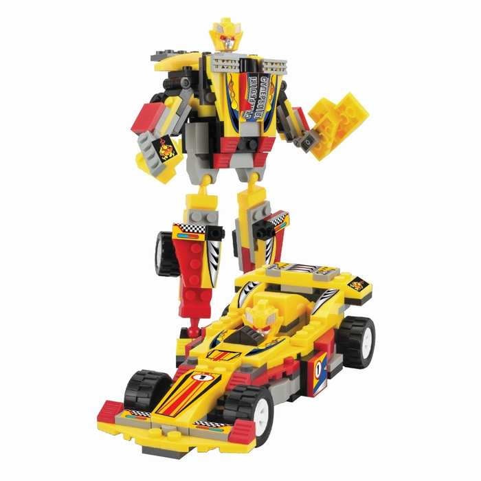 Конструктор-трансформер &laquo;Спорткар&raquo;, 129 деталей, цвета МИКС