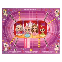 Настольная игра &laquo;Веселые ходилки&raquo; 4 в 1, для девочек